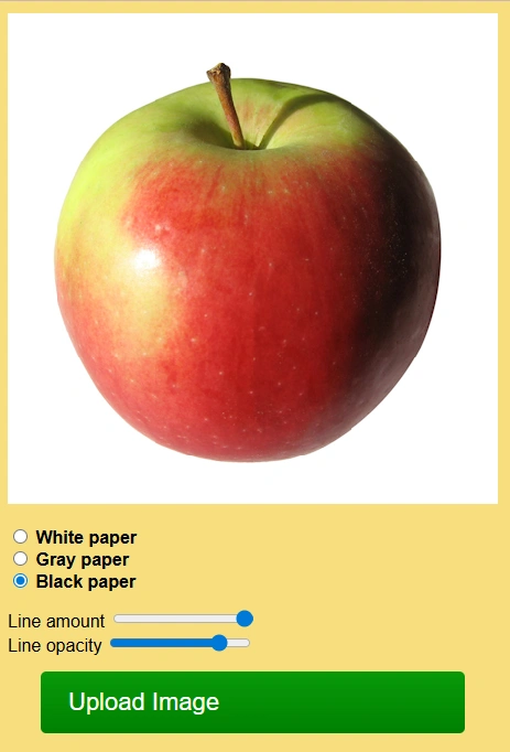 Mobile-optimized Webp animation of Sketcher app with paper tone options white gray black and transparent.